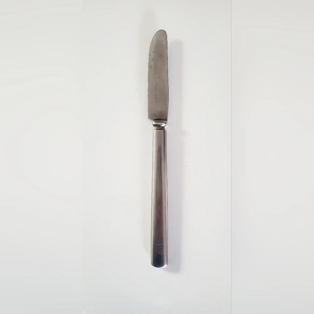 US Army Mess Hall Butter Knife Silco‎ Stainless Steel WWII WW2 Utensil